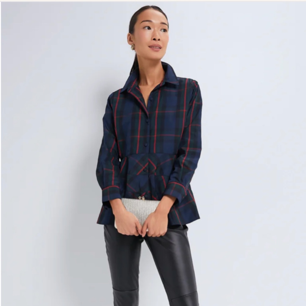Tuckernuck Fraser Plaid Ashlen Blouse